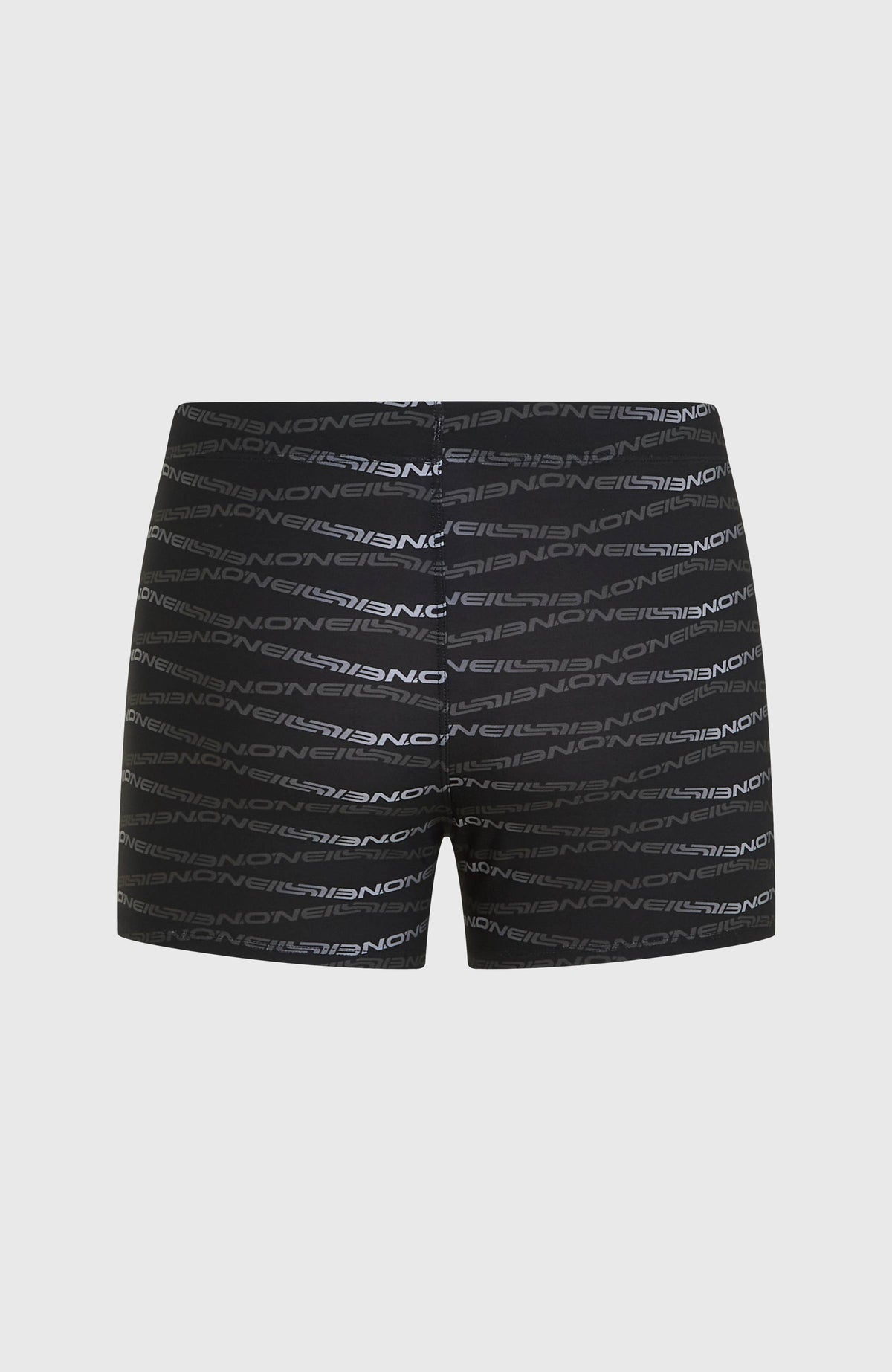 Essentials All-Over-Print Racer Badehose | Black Boys Gradient Stripe