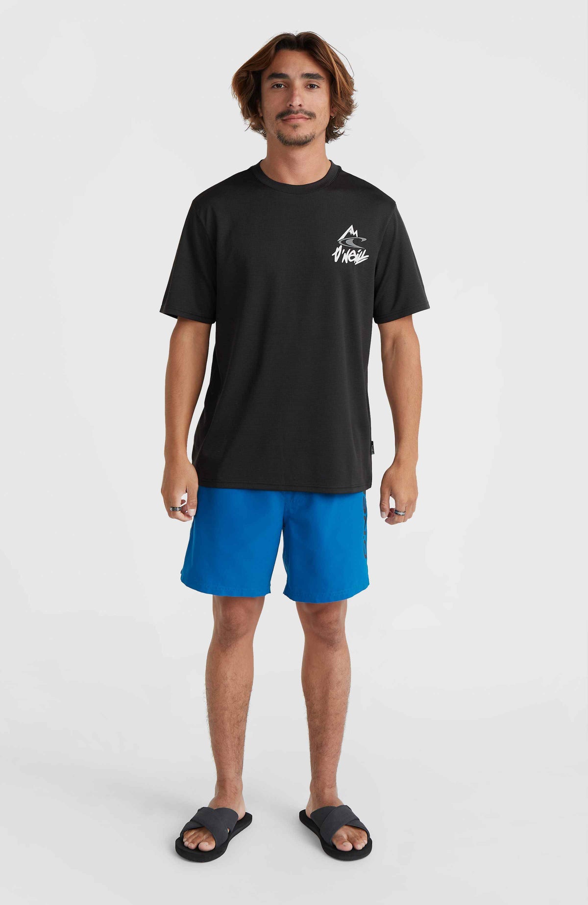 O'Neill Hybrid Logo Polygiene T-Shirt | Black Out