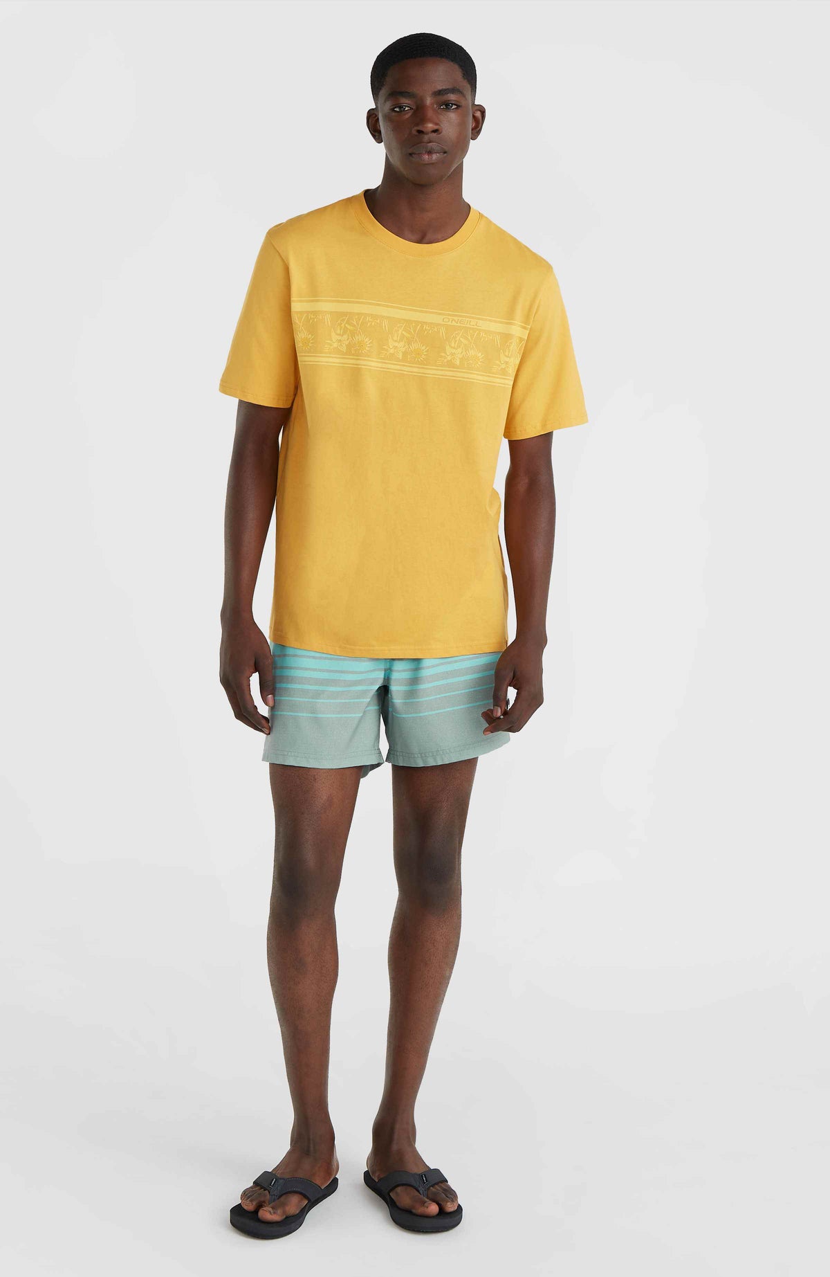 Mix and Match Floral Graphic T-Shirt | Golden Haze