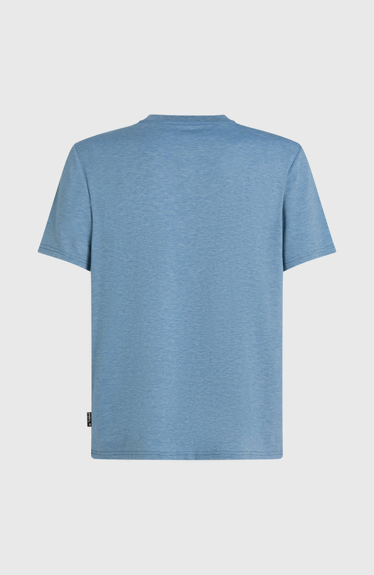 O'Riginals Hybrid Polygiene Graphic T-Shirt | Copen Blue