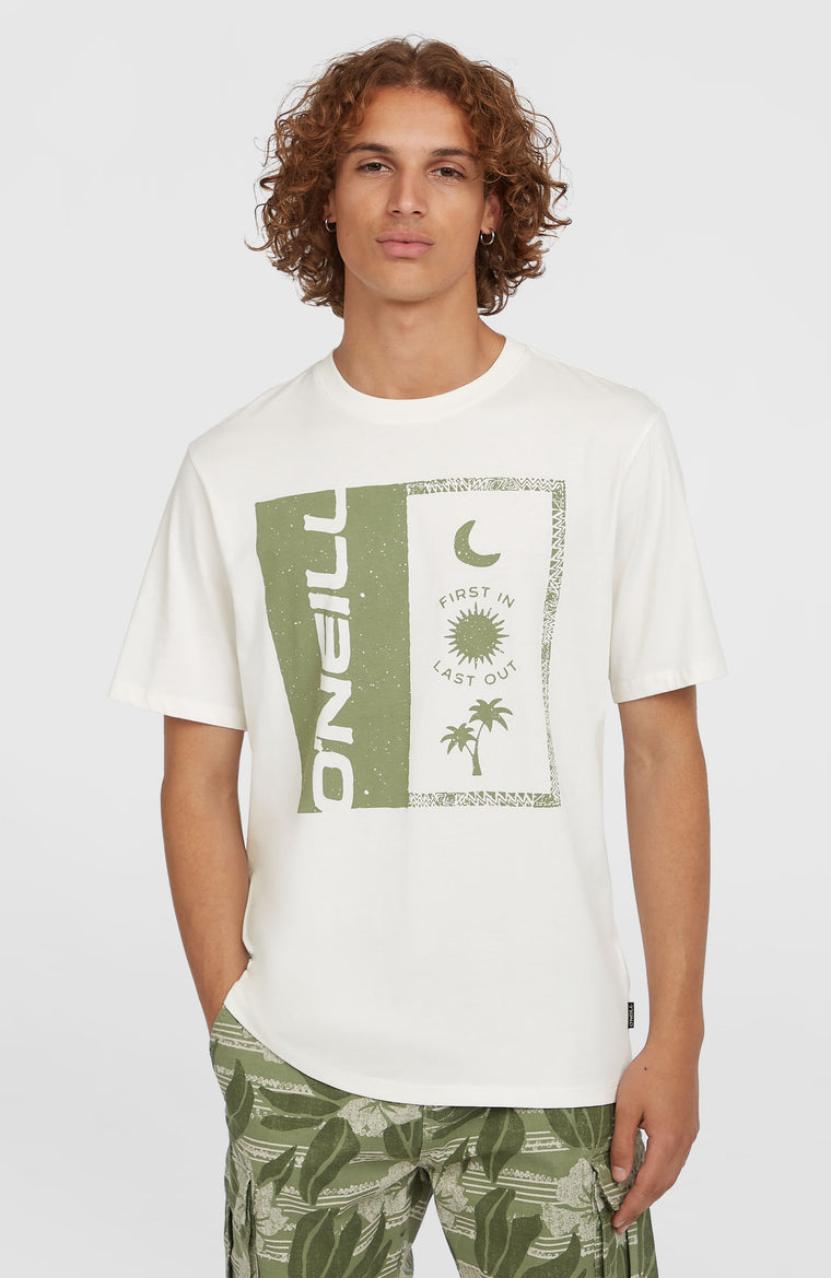 Front Print T-Shirt | Snow White Front Print T-Shirt | Snow White
