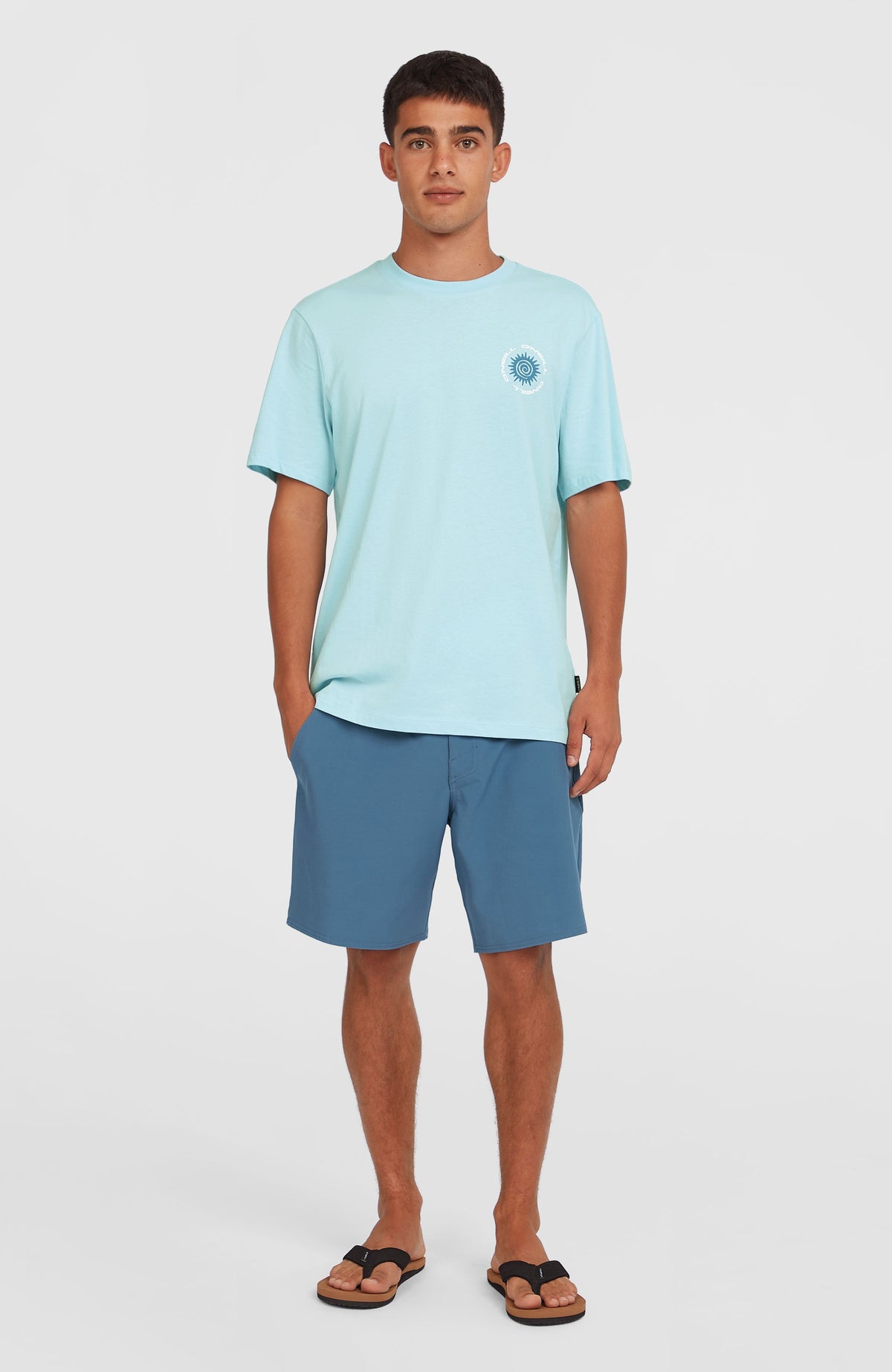 Chest Print T-Shirt | Morning Glory