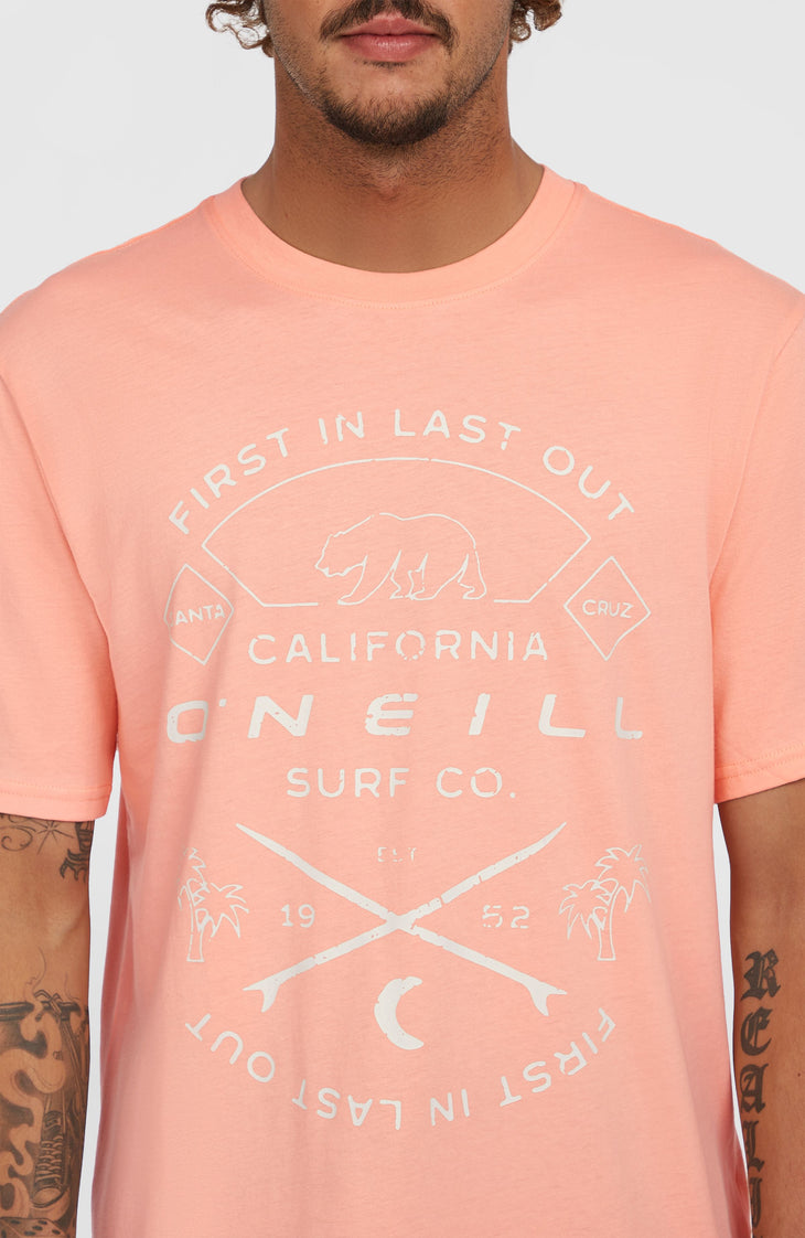 Jack O'Neill Muir T-Shirt | Coral Pop