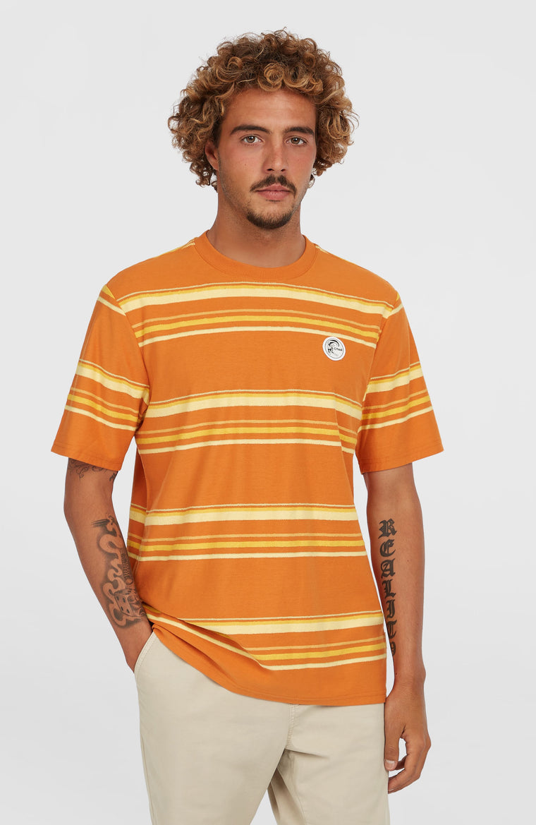 O'Riginals Stripe T-Shirt | Orange Originals Retro Stripe O'Riginals Stripe T-Shirt | Orange Originals Retro Stripe