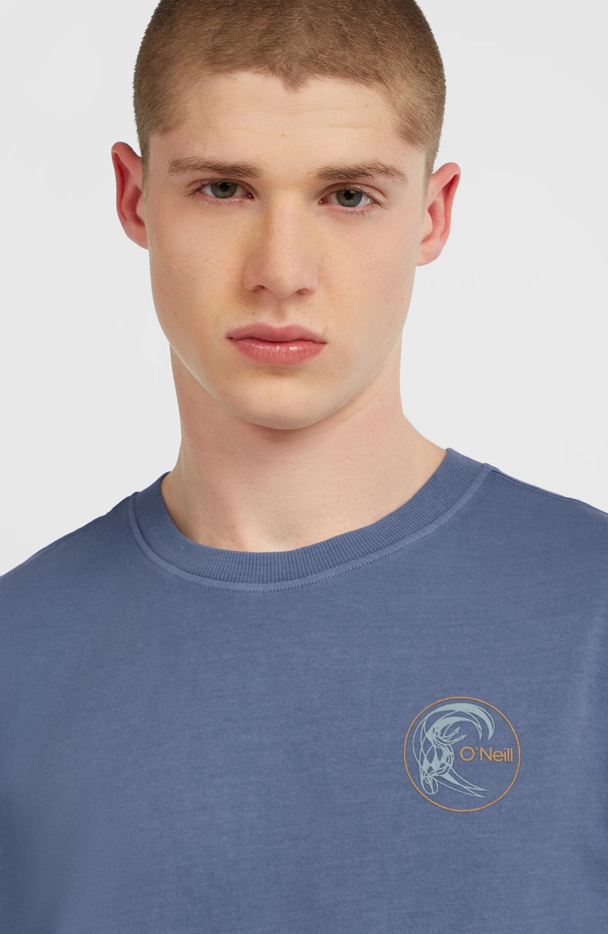 O'Riginals Retro Back-Print T-Shirt | Mozart Blue