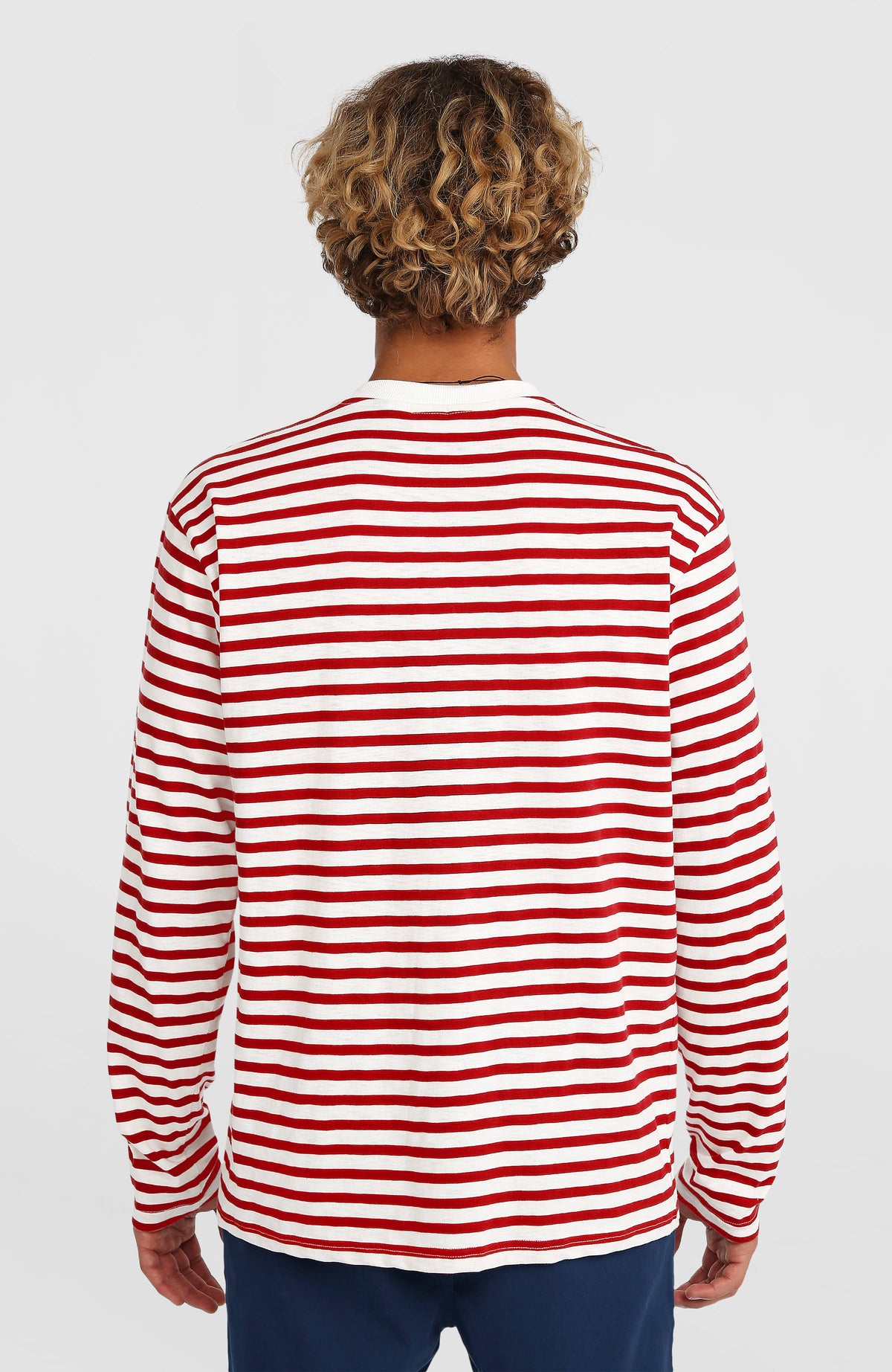 O'Riginals Langarmshirt | White/Red Originals Stripe