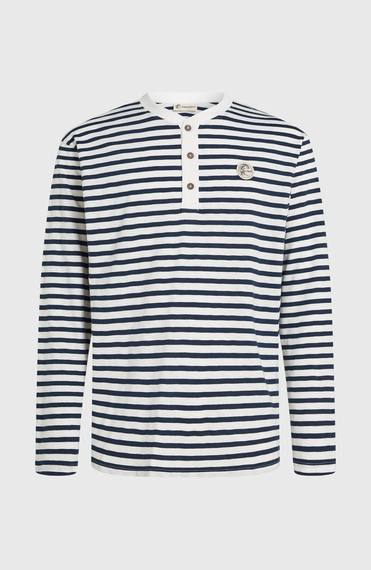 O'Riginals Langarmshirt | Blue Oigrinals Stripe