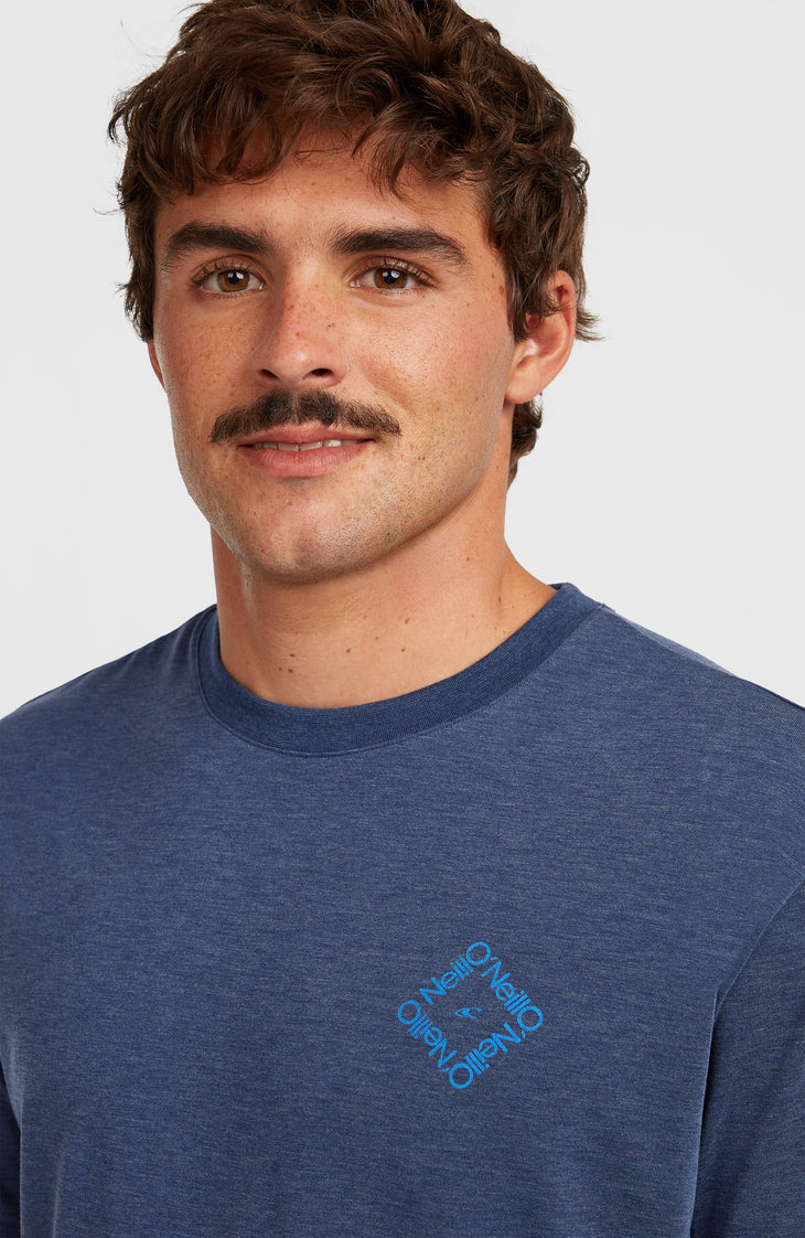 O'Neill Hybrid Polygiene Back-Print T-Shirt | English Evening