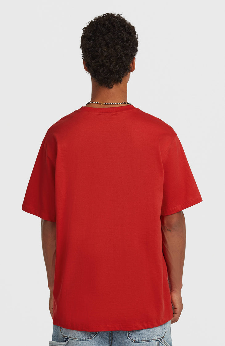 Essentials 90s Logo T-Shirt | High Risk Red