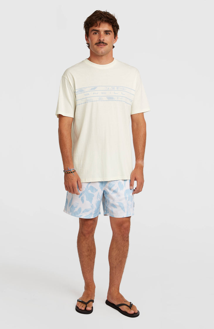 O'Neill Flower Stripe T-Shirt | Snow White