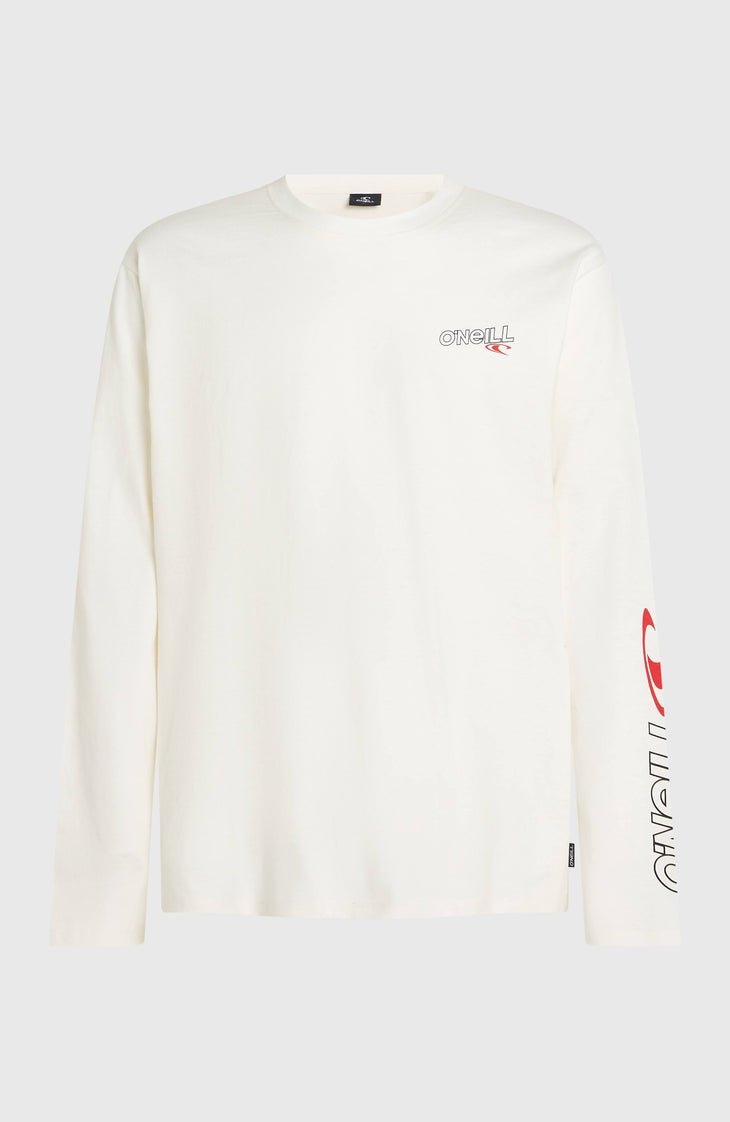 Essentials 90s Logo Langarmshirt | Snow White