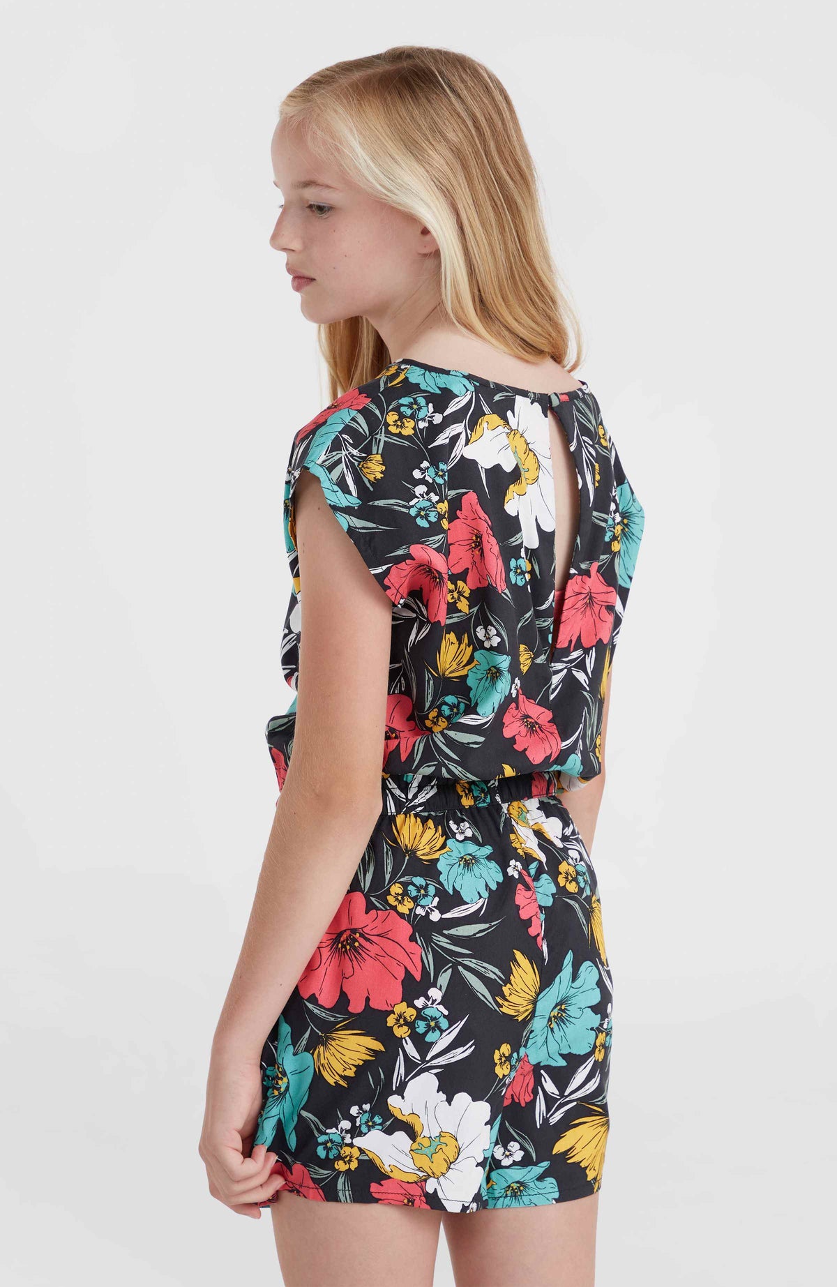 Talia Playsuit | Black/Blue Bluemchen