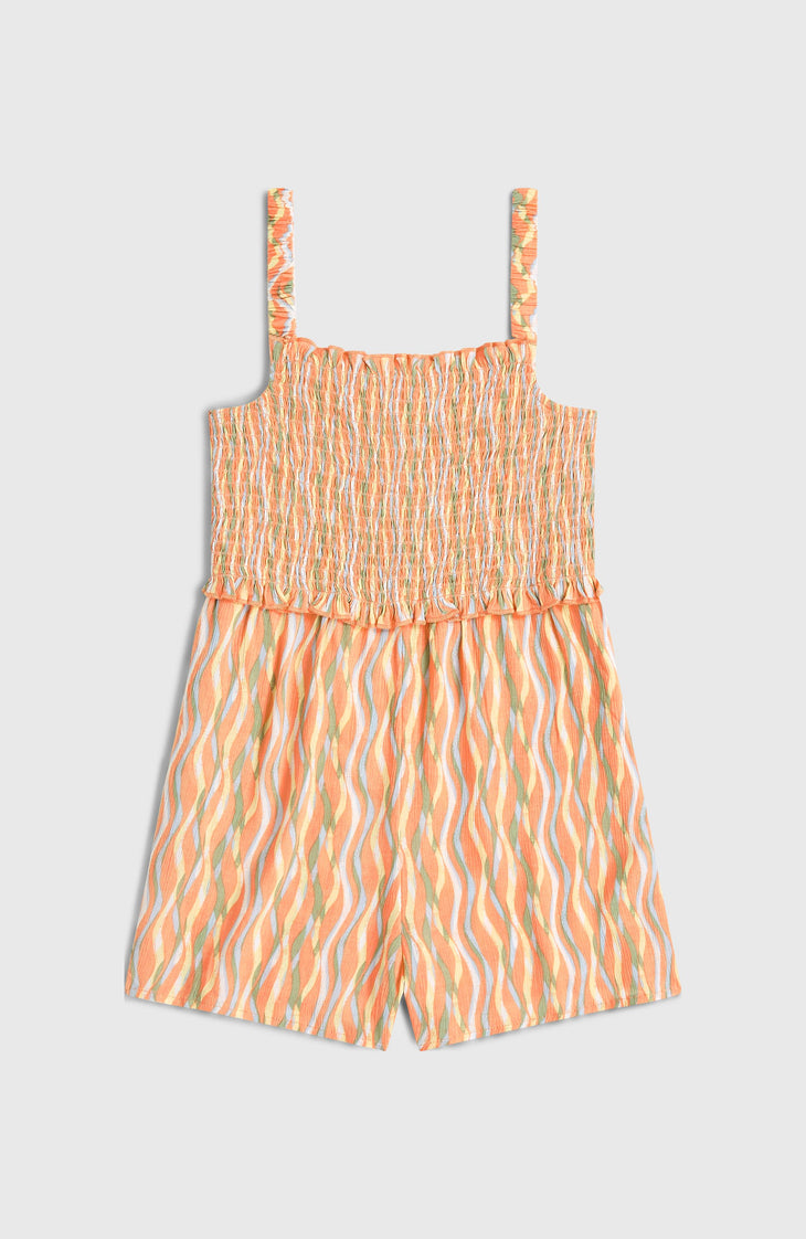 O'Neill Woven Playsuit | Funky Peach Swirly