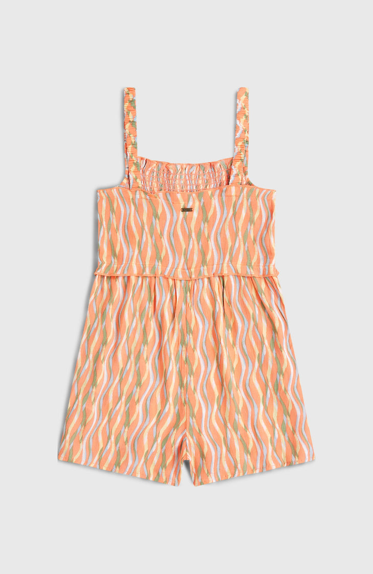 O'Neill Woven Playsuit | Funky Peach Swirly