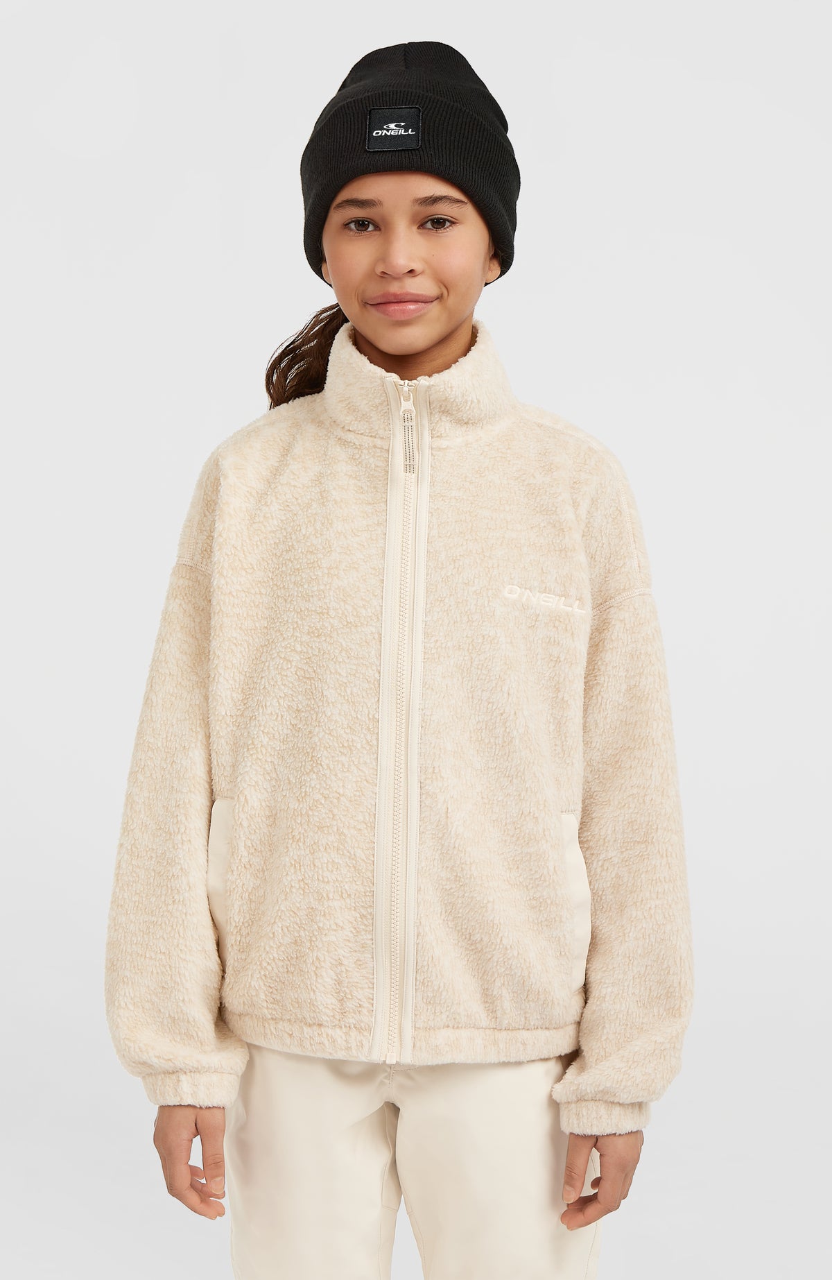 Flauschige Fleecejacke mit Reißverschluss | Macaron Animalica