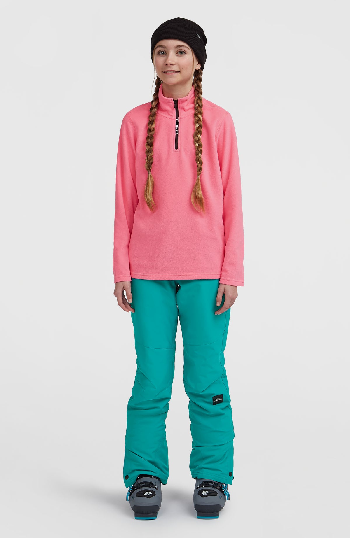 FWC'Cruz Jack's Polartec® Fleecepullover mit Halbreißverschluss | Skater Pink