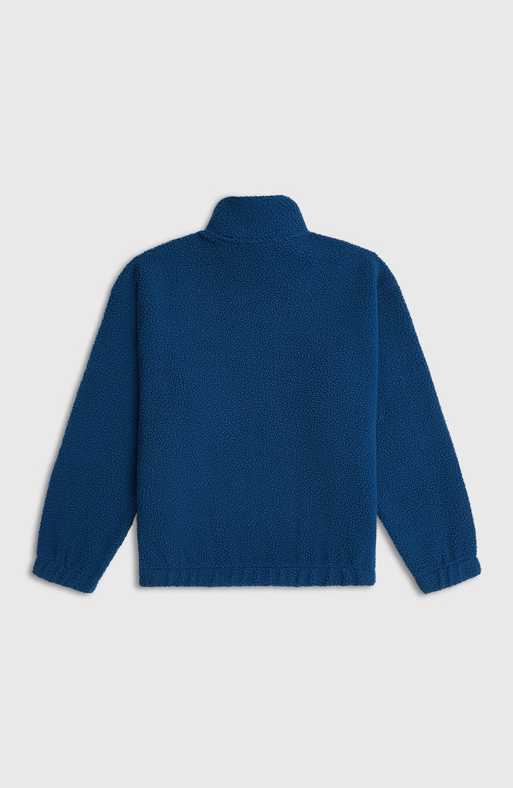 Flauschige Fleecejacke mit Reißverschluss | Regal Blue