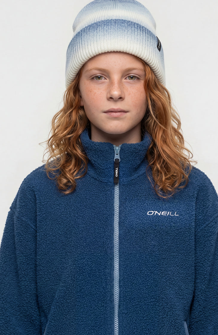 Flauschige Fleecejacke mit Reißverschluss | Regal Blue