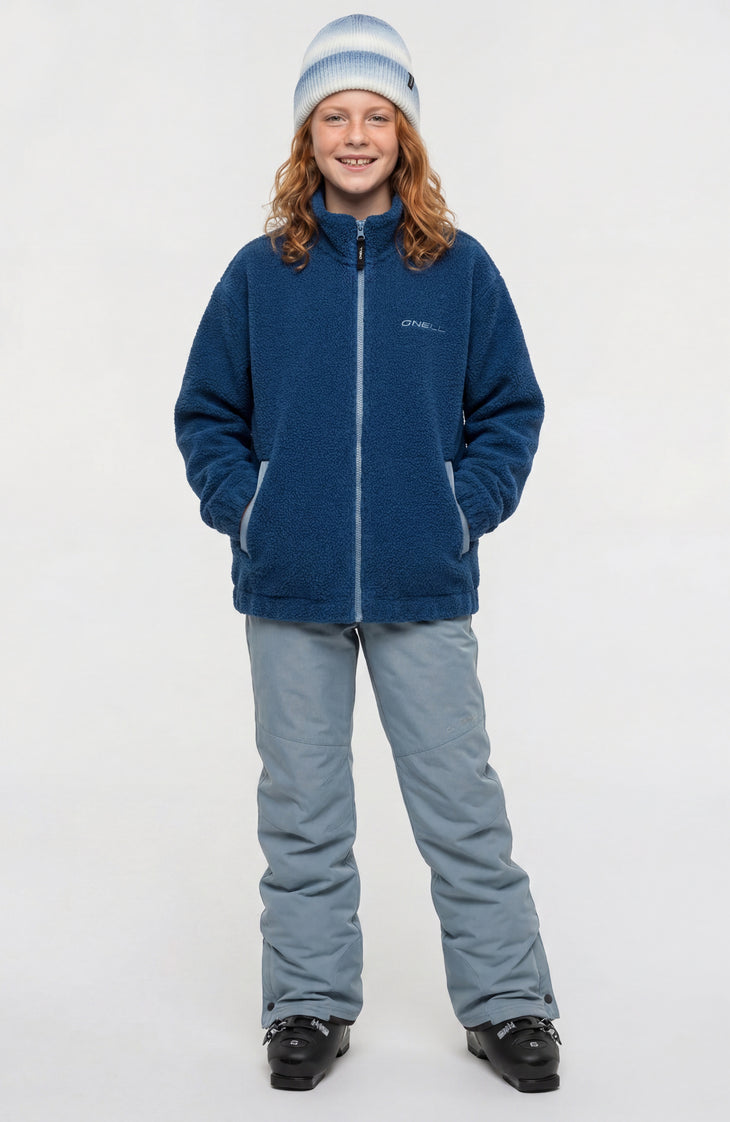 Flauschige Fleecejacke mit Reißverschluss | Regal Blue