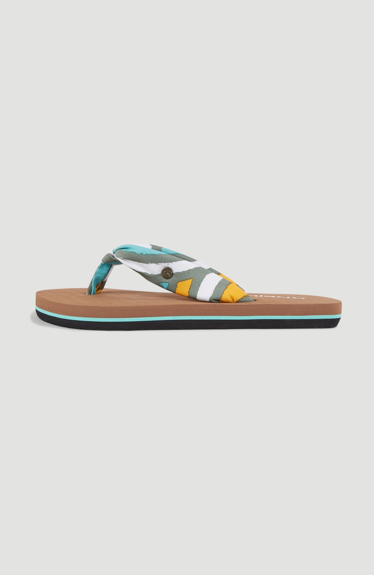 Ditsy Sun Sandalen | Blue Rainbow Stripe