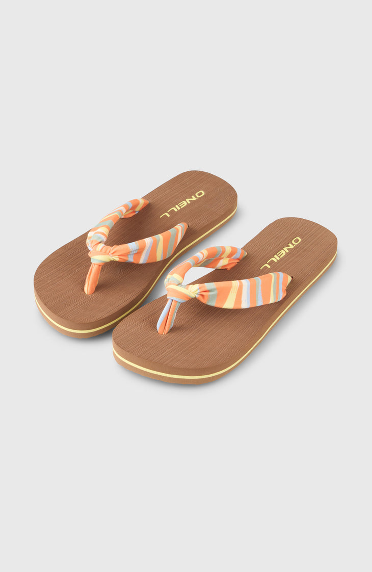 Ditsy Sun Sandalen | Funky Peach Swirly