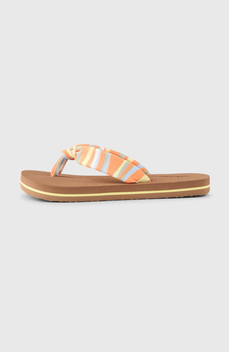 Ditsy Sun Sandalen | Funky Peach Swirly