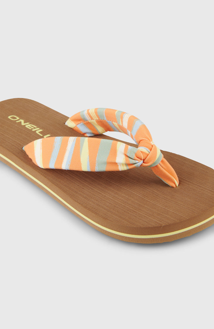 Ditsy Sun Sandalen | Funky Peach Swirly
