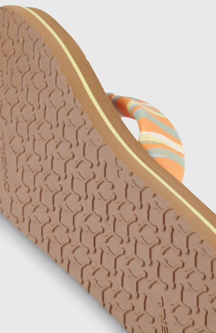 Ditsy Sun Sandalen | Funky Peach Swirly