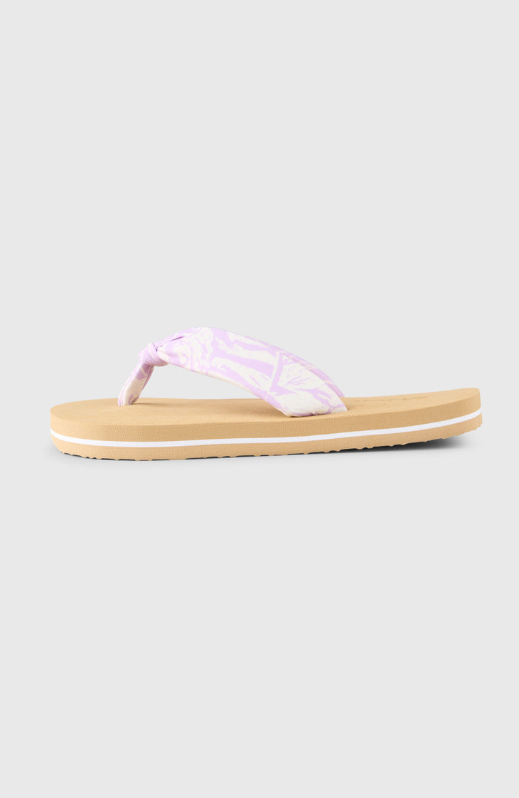 Ditsy Sun Sandalen | Purple Island Sky