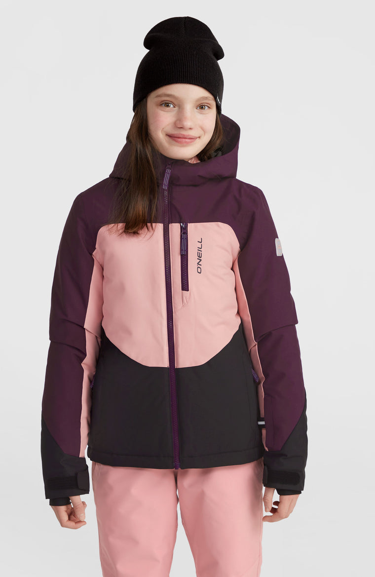 Carbonite Skijacke | Aubergine Colour Block Carbonite Skijacke | Aubergine Colour Block