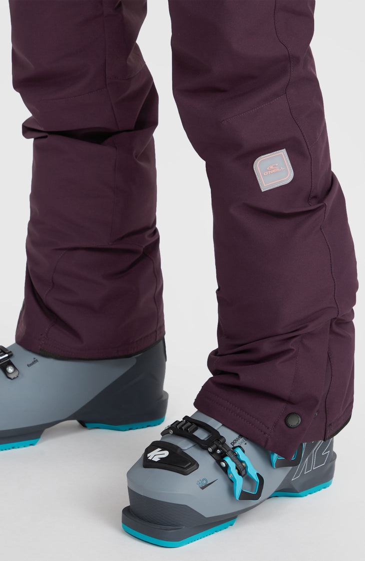 Star Regular Skihose | Aubergine