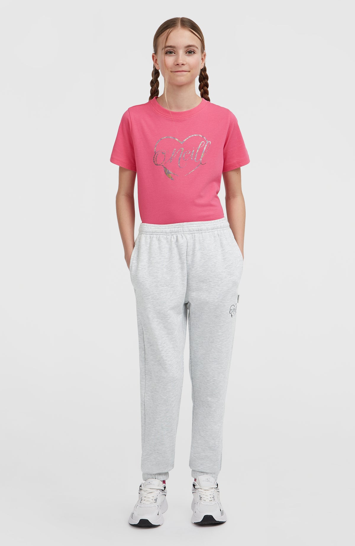 Essentials Jogginghose | White Melange
