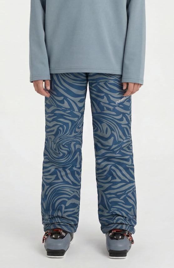 FWC'Cruz Skihose | Blue Swirl Zebra