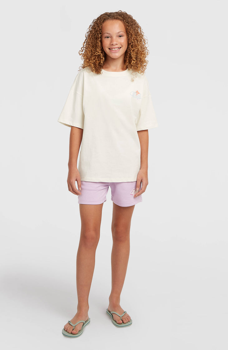 Essentials Script Sweatshorts | Pale Lavender