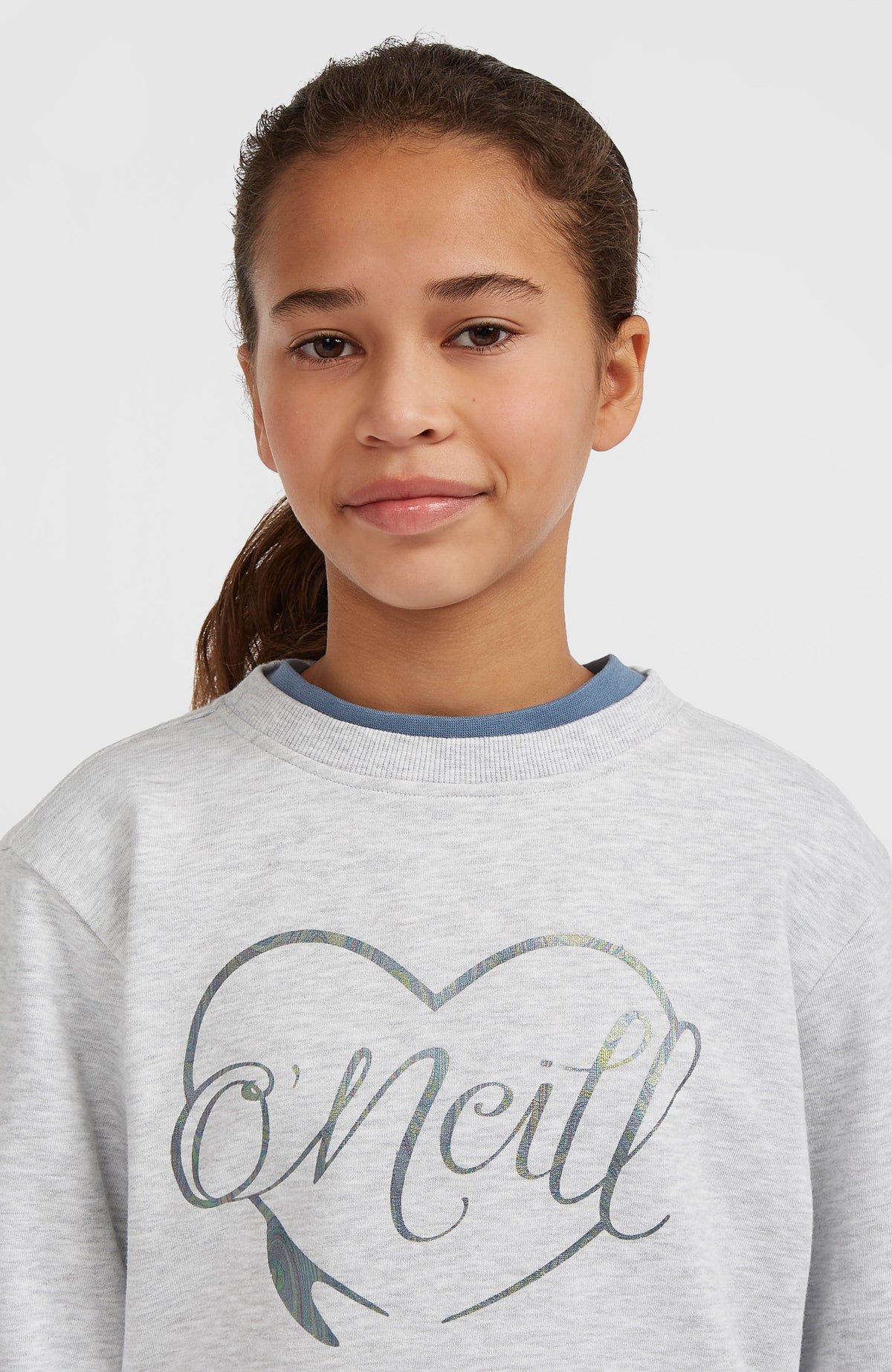 Essentials Crew Sweatshirt | White Melange