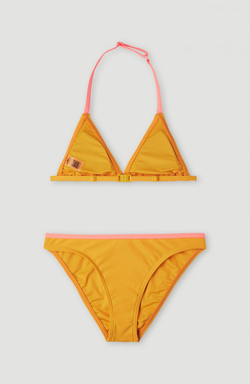 Essentials Triangel-Bikini-Set | Old Gold