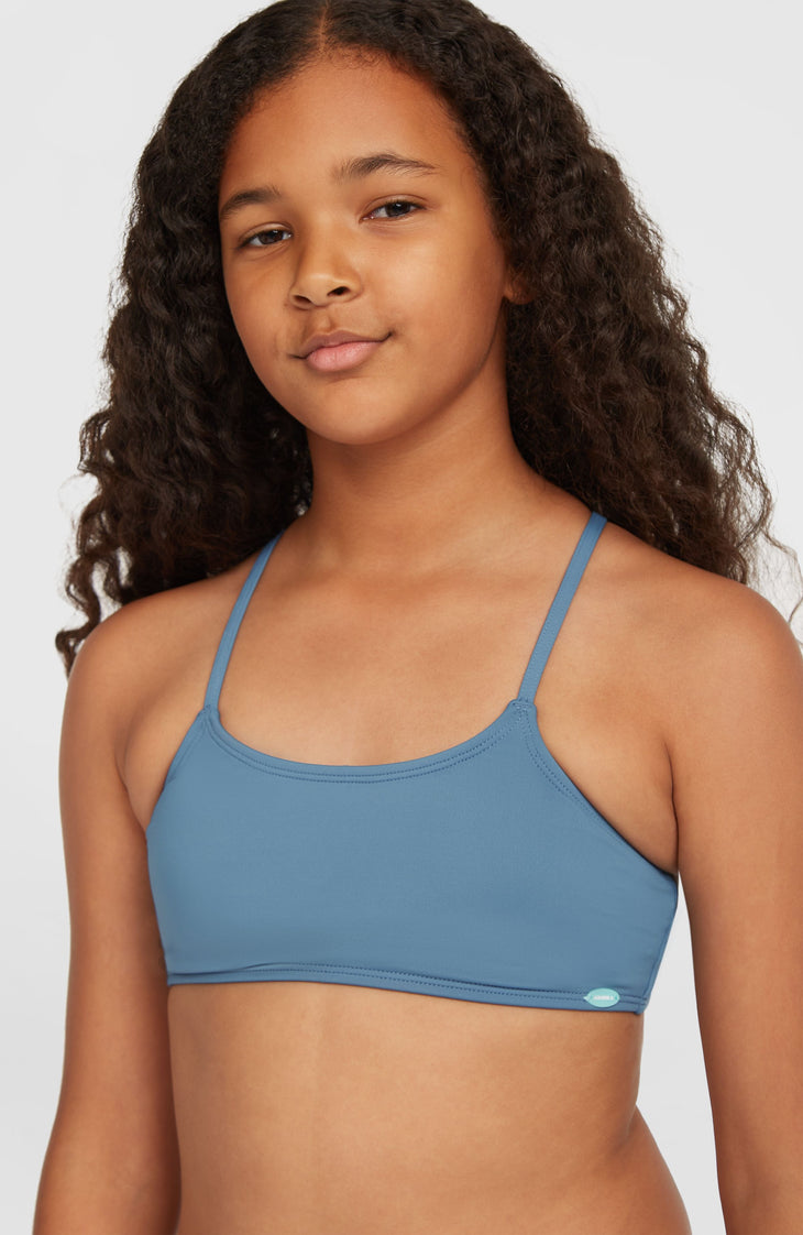 Essentials Bralette-Bikini-Set | Copen Blue