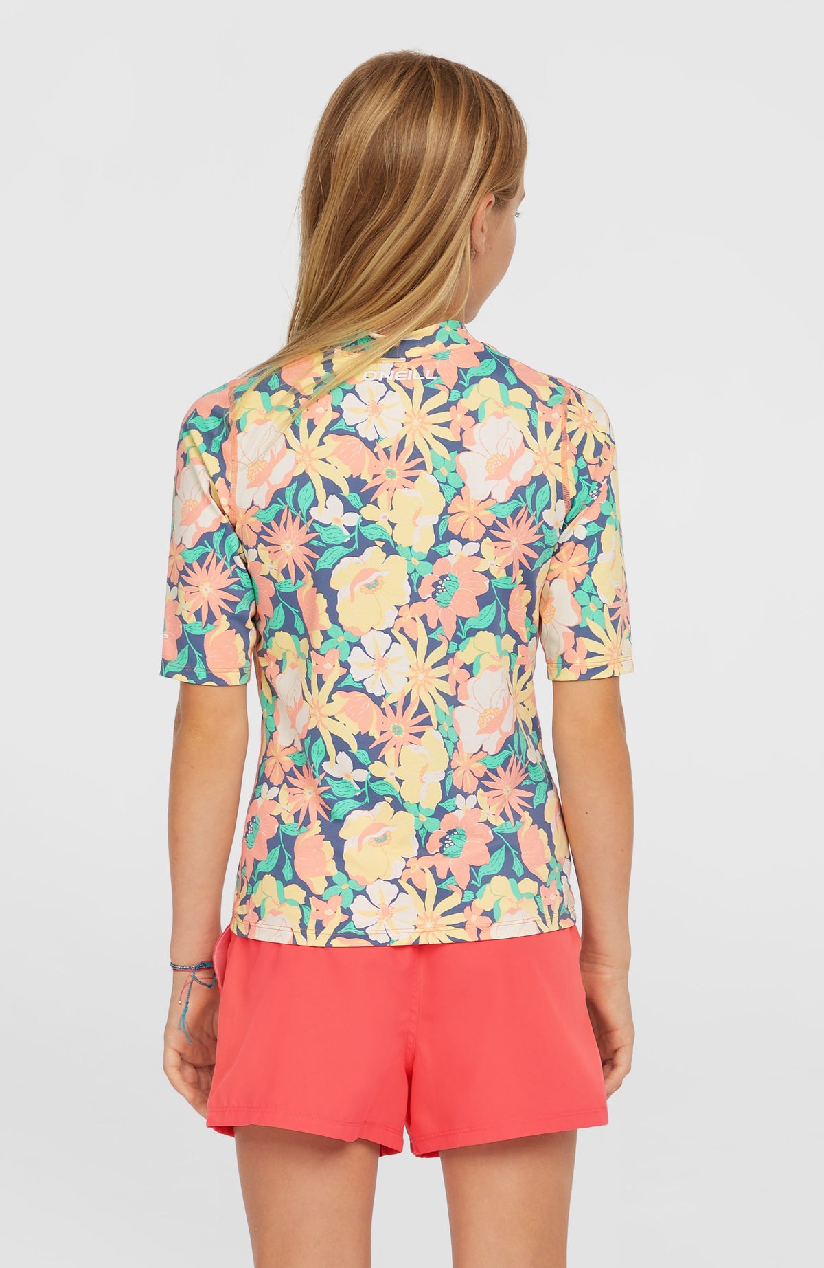 Essentials Shortsleeve-Schwimmshirt | Blue Santa Monica