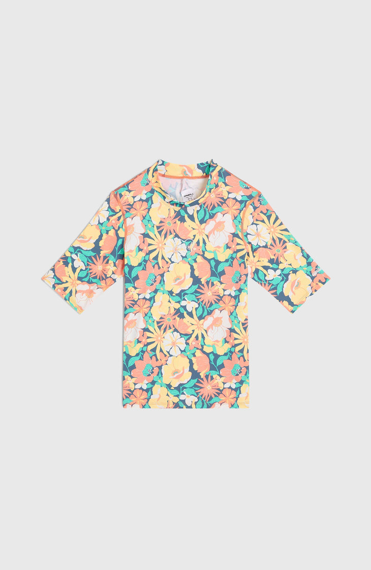 Essentials Shortsleeve-Schwimmshirt | Blue Santa Monica