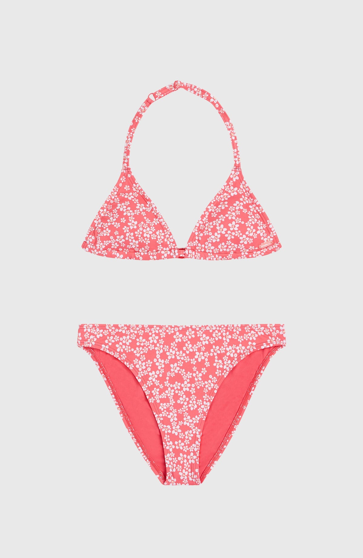 Essentials Triangel-Bikini-Set | Pink Milliflower