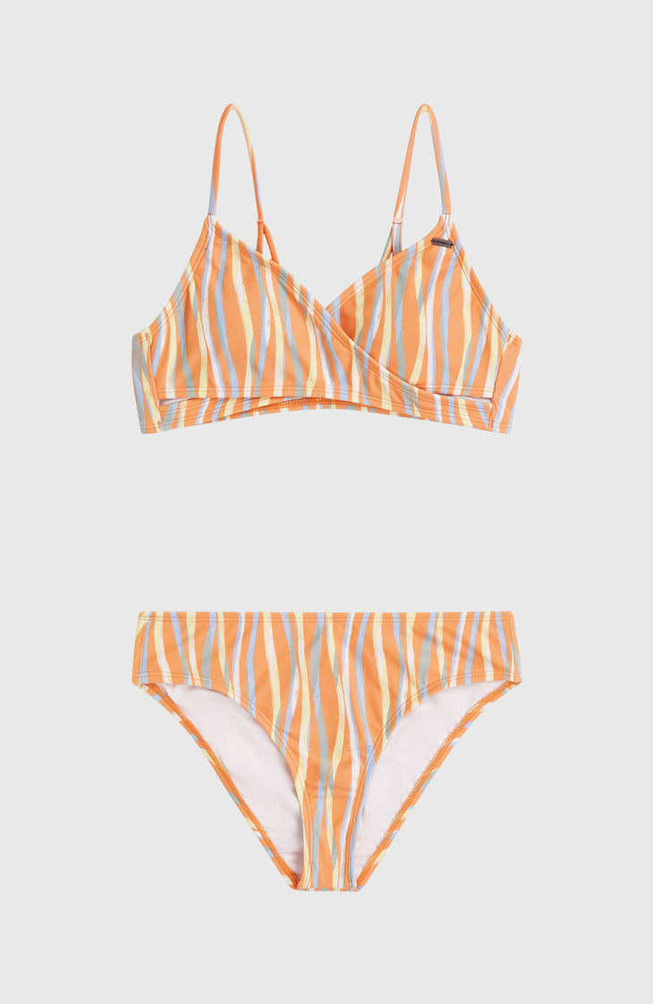 Essentials Baay Bikini-Set | Funky Peach Swirly