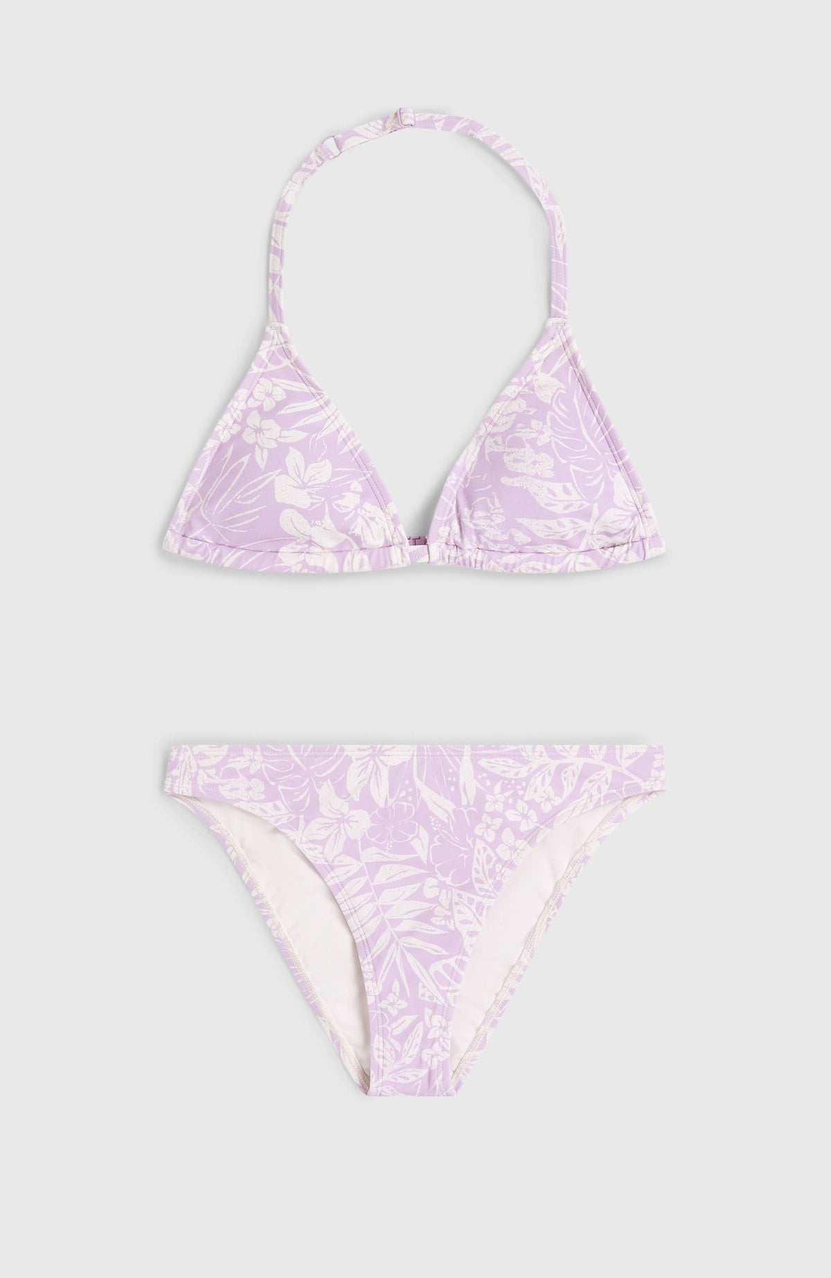 Essentials Triangel-Bikini-Set | Purple Island Sky