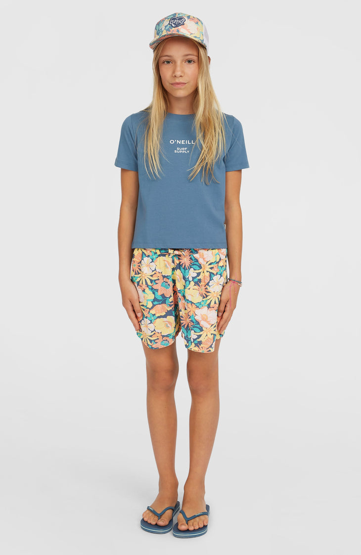 Short Graphic T-Shirt | Copen Blue