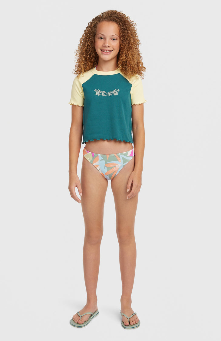 O'Neill Colour-Block Rib T-Shirt | Botanical Heat Colour Block