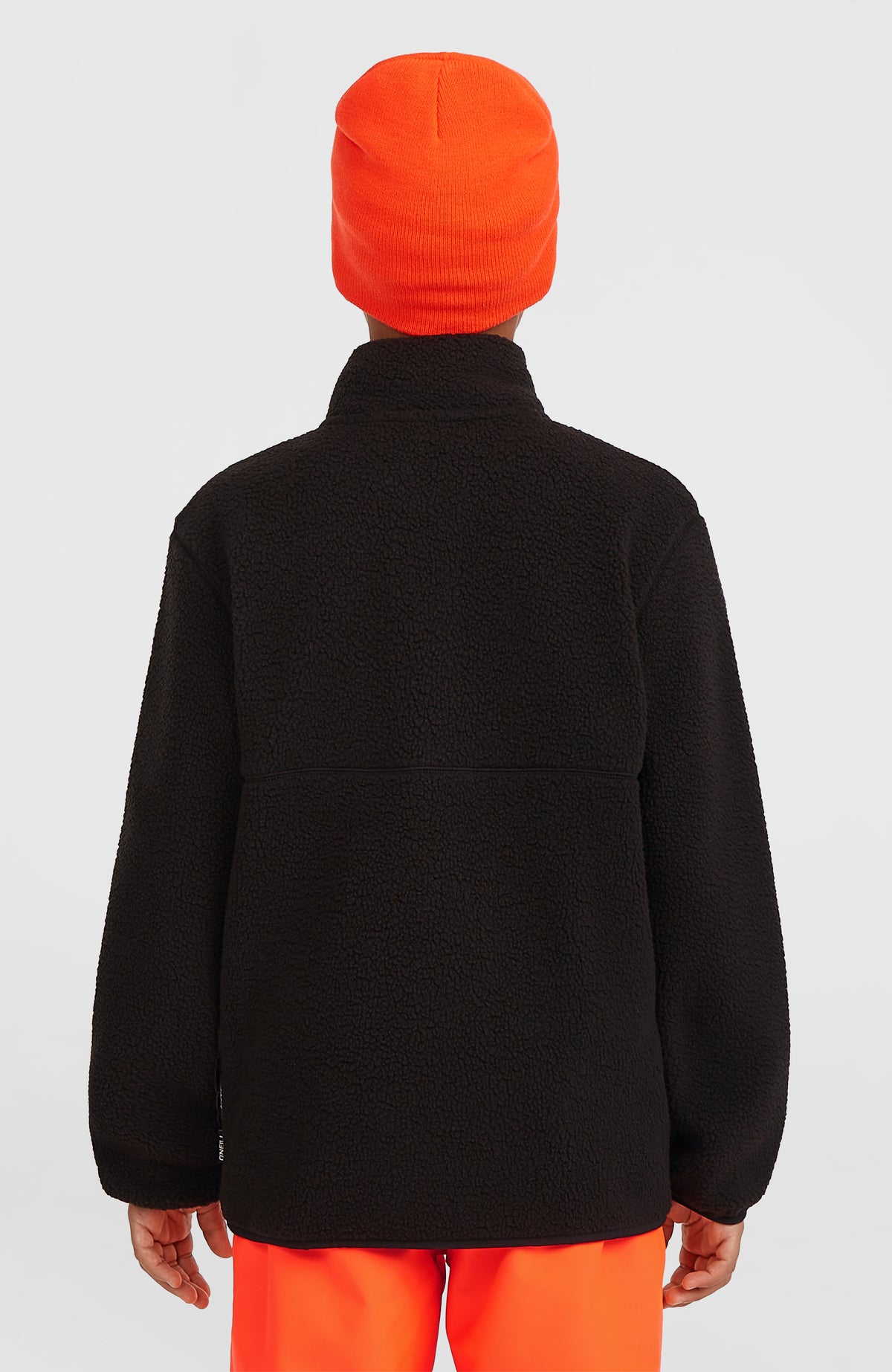 Flauschige Fleecejacke mit Reißverschluss | Black Out