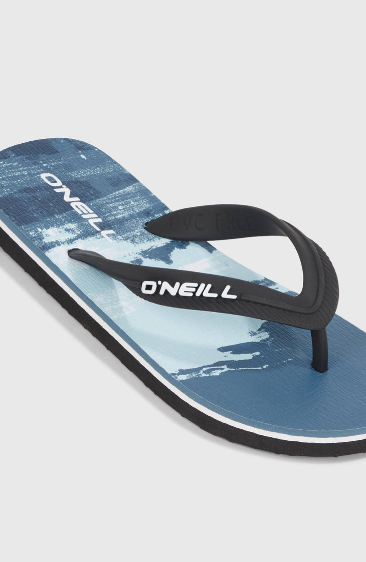 Profile Graphic Sandalen | Blue Melted Stripe Boys