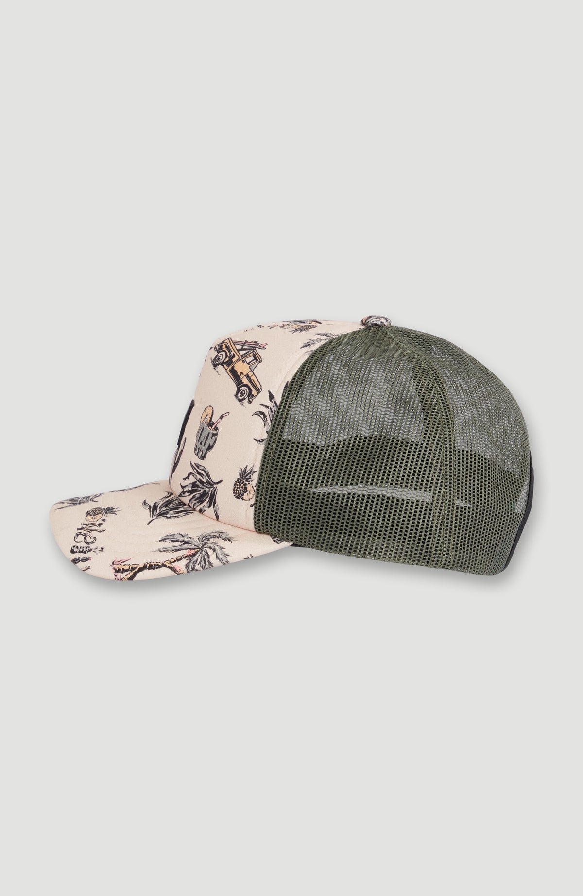 Flood Trucker Cap | Beige Venice Beach
