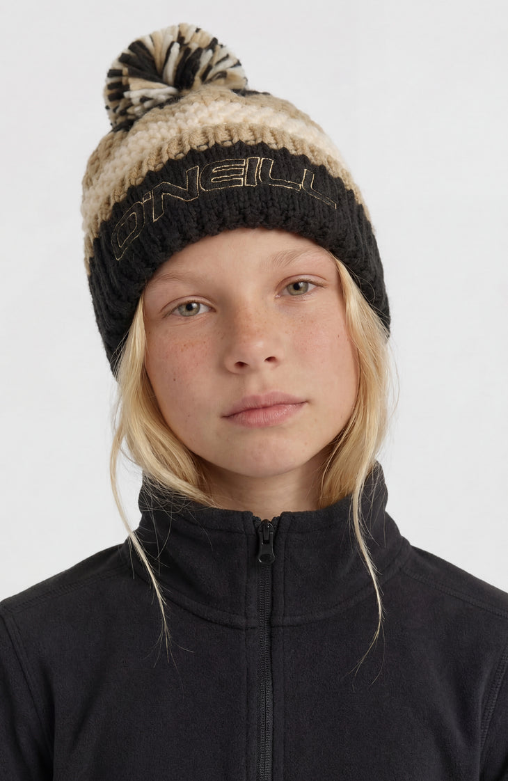 Powder Beanie | Black Out Colour Block