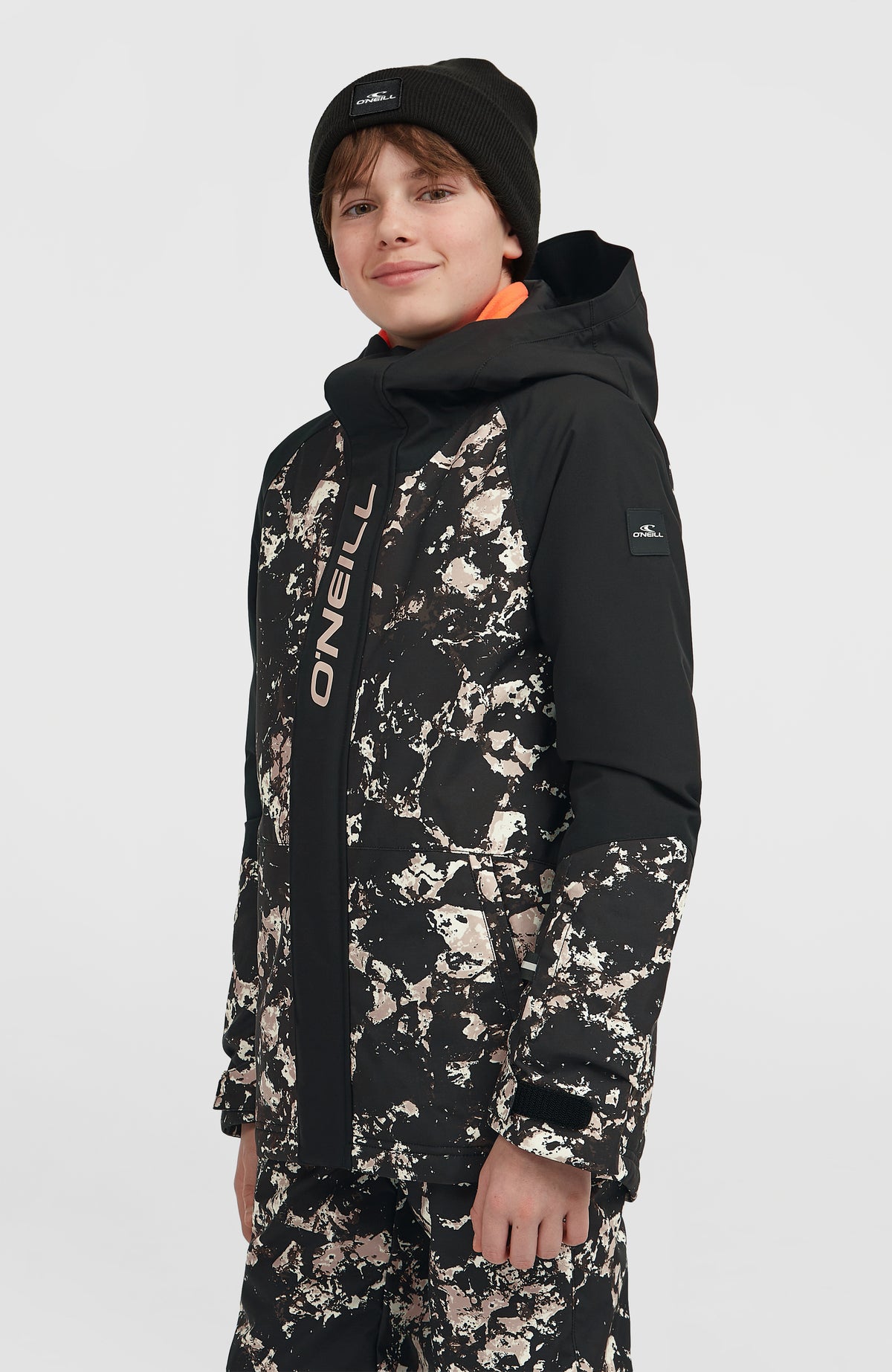 FWC'Play Ski- und Snowboardjacke | Black/Beige Quarry