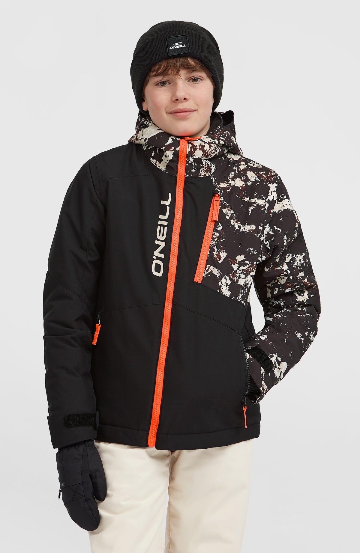 FWC'Cruz Block Skijacke | Black/Beige Quarry
